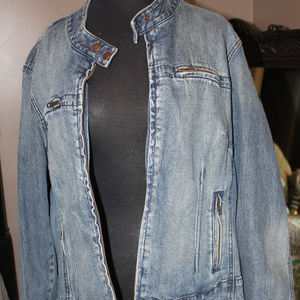Lane Bryant 18/20 moto jean jacket